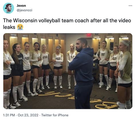 wisconsin volleyball leaked full|RE: Wisconsin volleyball.